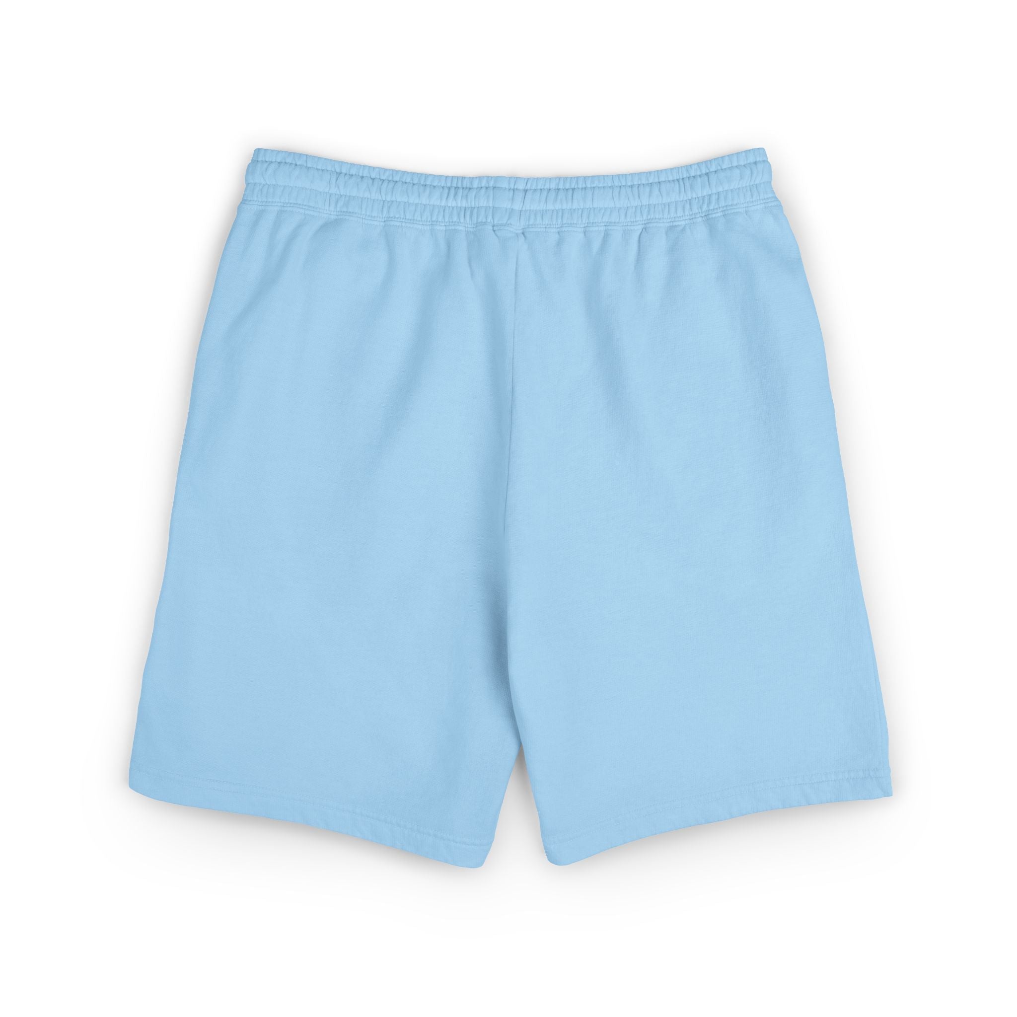 Lightweight Garment-Dyed Fleece Shorts — Minimal Block 'B' Logo