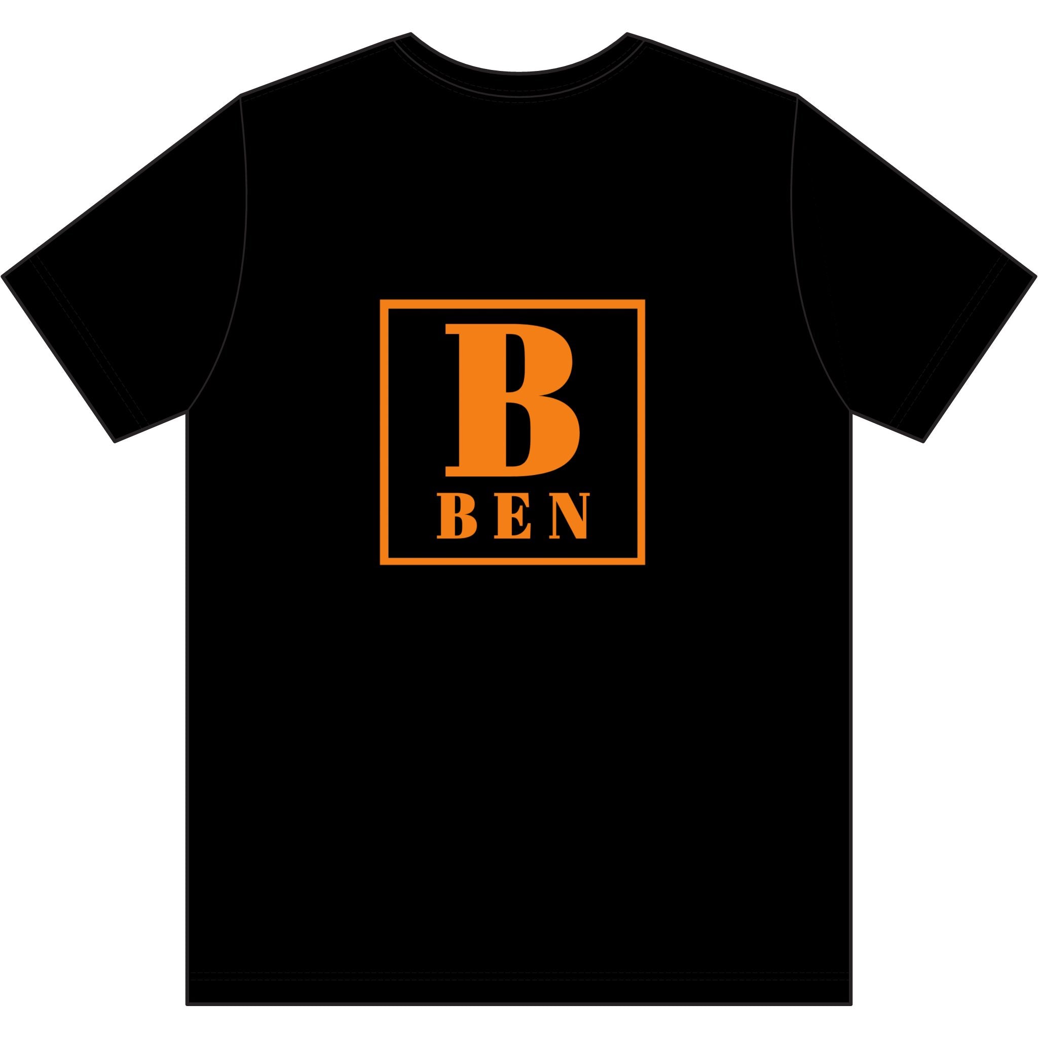 Ben Monogram T-Shirt — Personalized Initial Graphic Tee