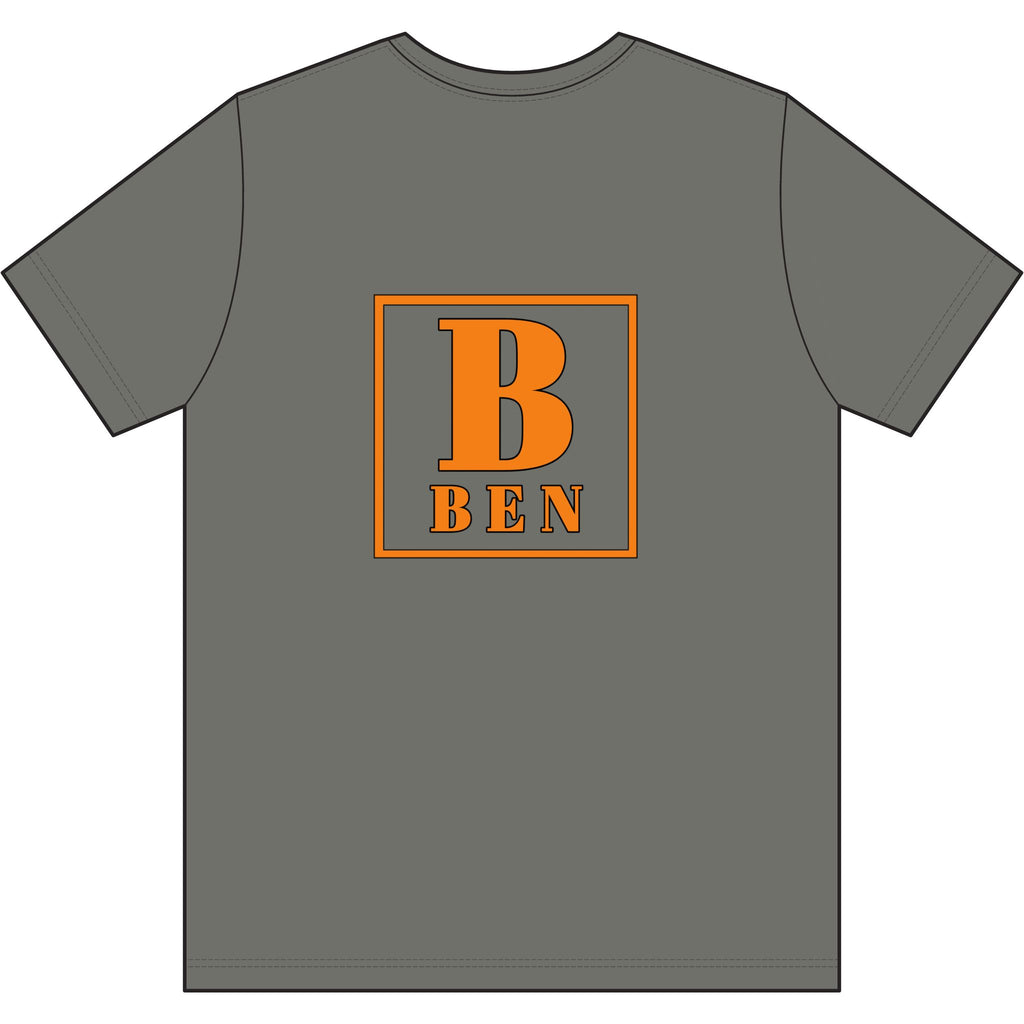 Ben Monogram T-Shirt — Personalized Initial Graphic Tee