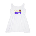 Stay Happy Floral Skater Dress