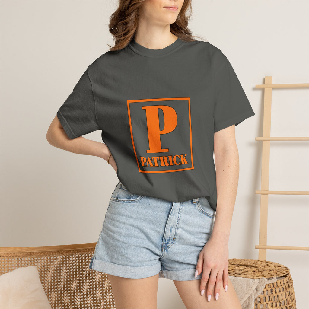 Patrick Monogram Tee - Vintage Block P Initial T-Shirt