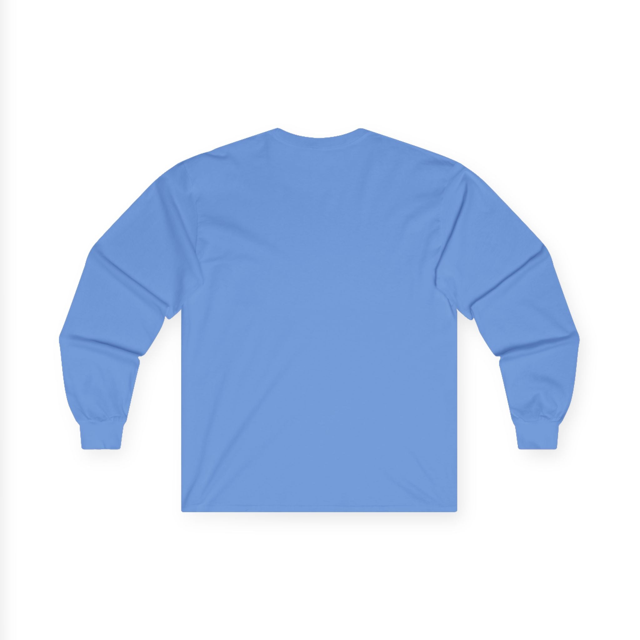 Ben Monogram Long Sleeve Tee — Orange Block Initial B Shirt