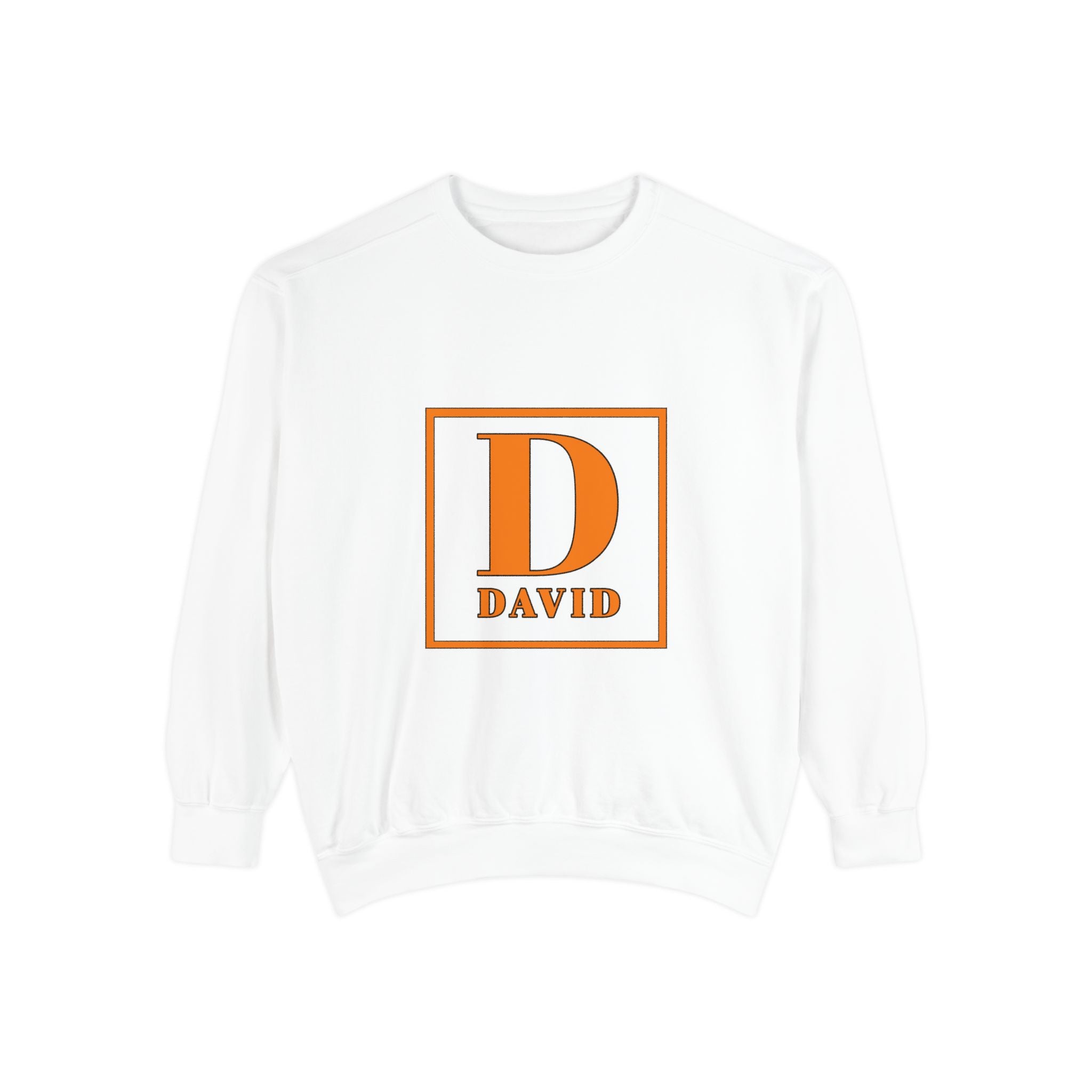 David Monogram Sweatshirt — Personalized Initial D Crewneck