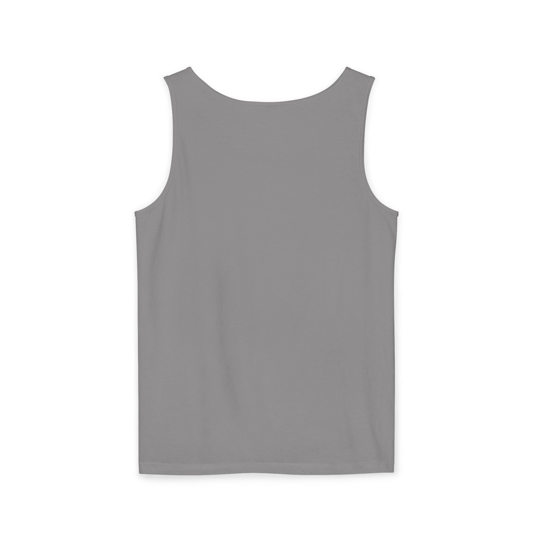 Ben Monogram Tank Top — Orange Initial B Vintage Box Graphic