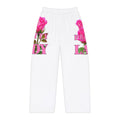 Pretty Lady Pajama Pants – Floral Pink Rose Lounge Pants
