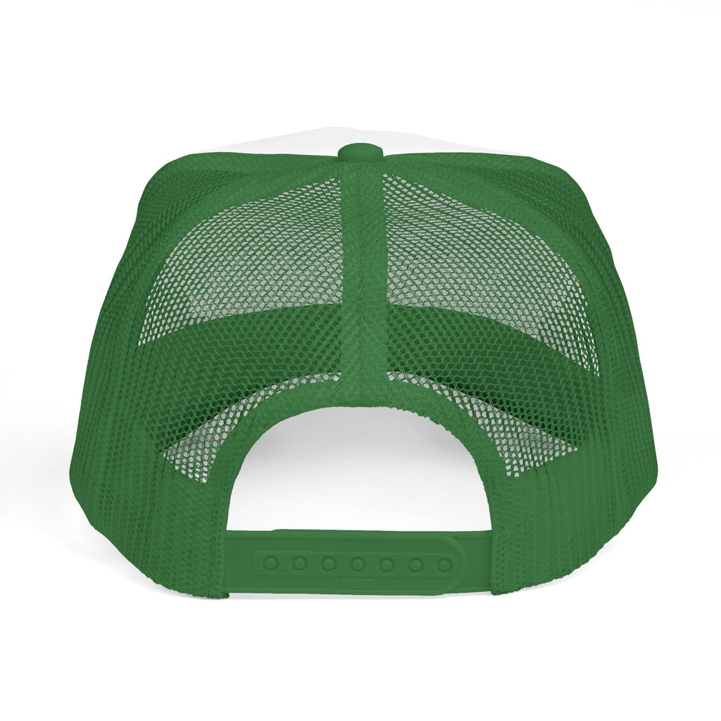I Love Soccer Trucker Hat – Blue Soccer Ball Mesh Cap for Fans & Players
