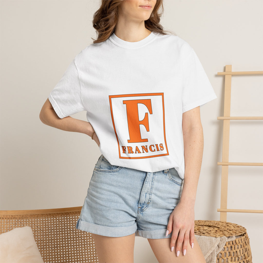 Francis Monogram T-Shirt — Vintage Block Initial Tee