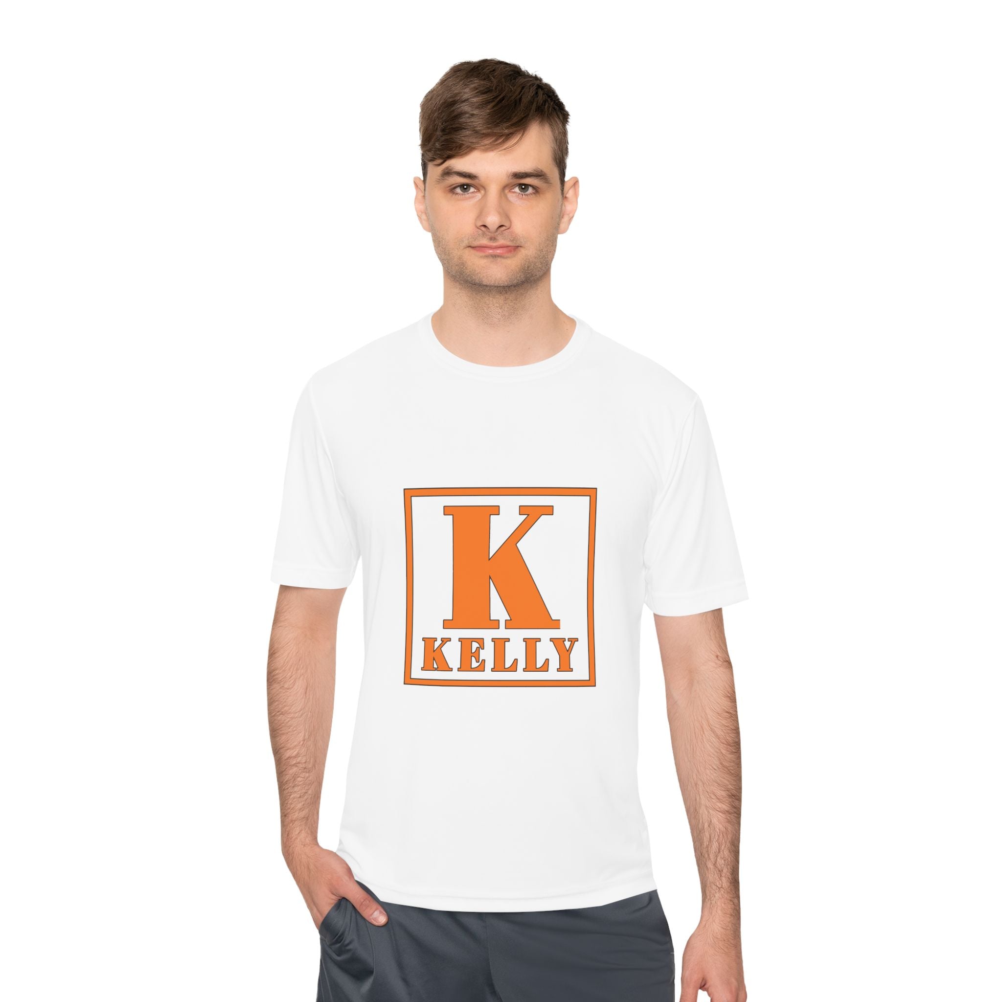 Kelly Block Initials Performance Tee