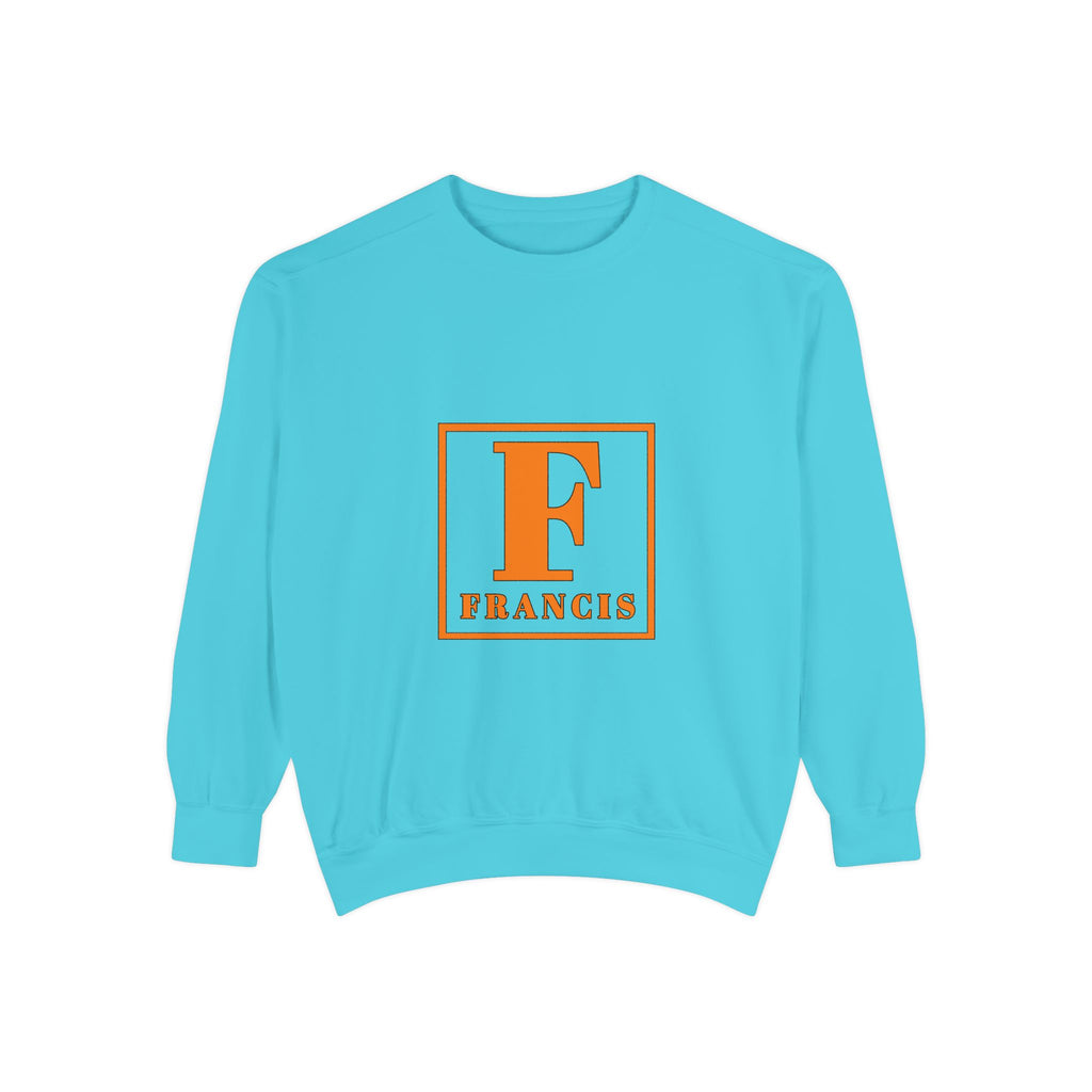 Francis Initial Sweatshirt — Vintage Block Monogram Crewneck