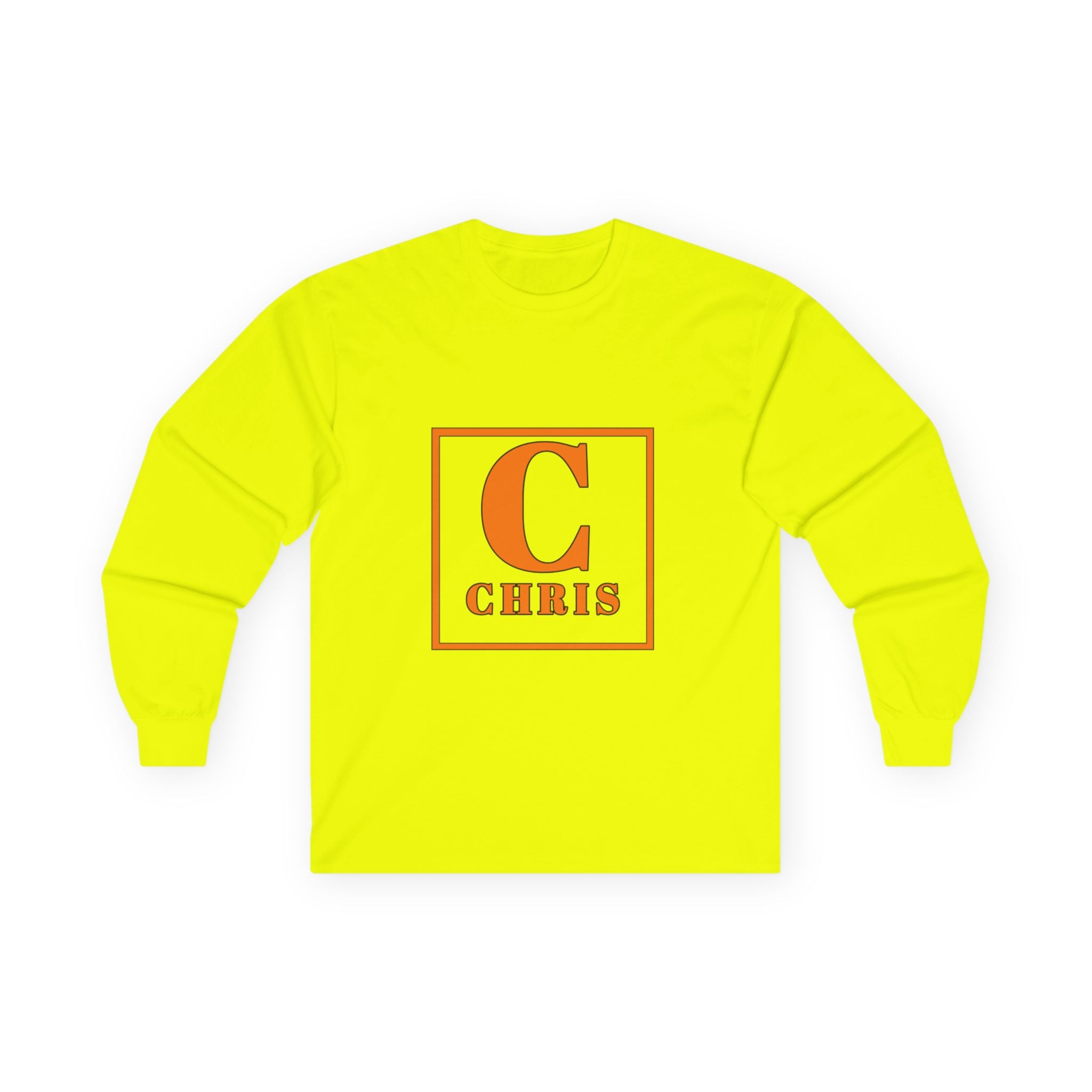 Monogram 'C' Chris Long Sleeve Tee — Personalized Initial Shirt