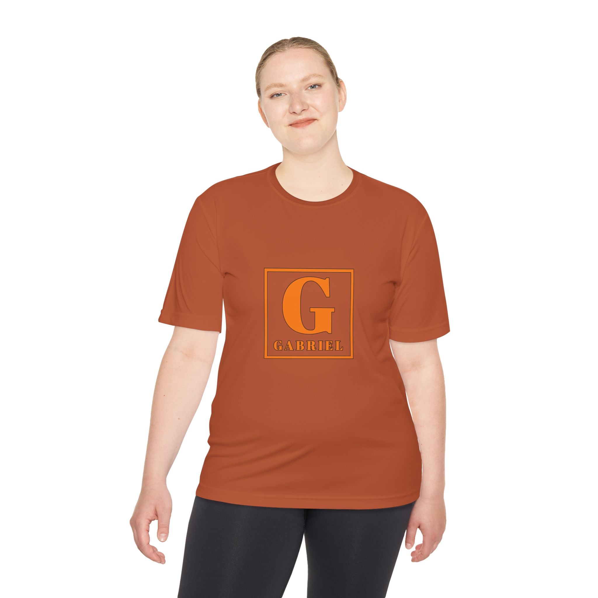 Personalized 'G' Initial Tee - Gabriel Monogram Moisture-Wicking Shirt
