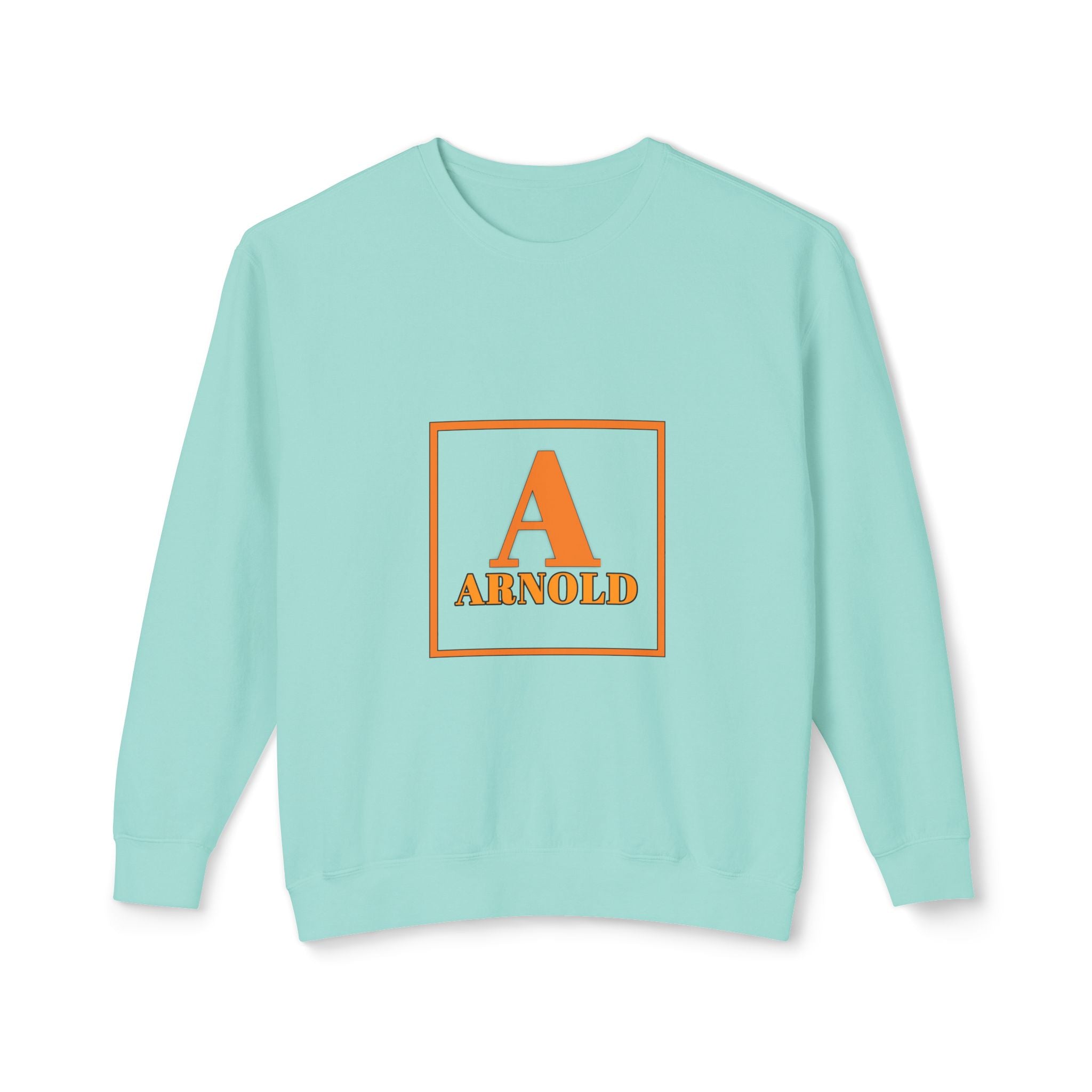 Arnold Monogram Crewneck Sweatshirt — Personalized Initial A Design