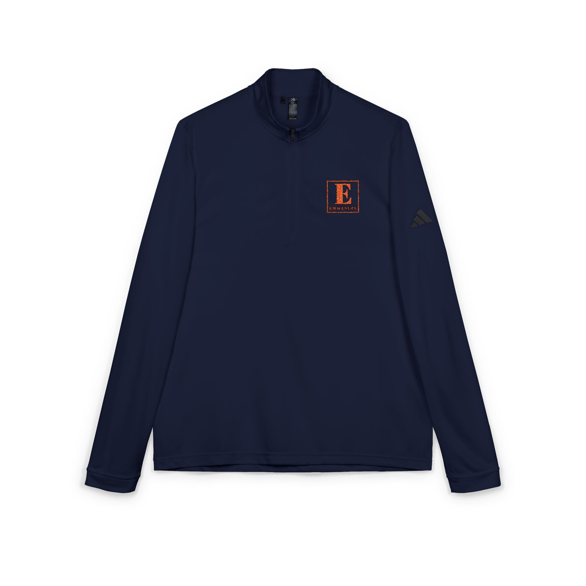 Embroidered 'E' Quarter-Zip Pullover - adidas Performance Golf Top