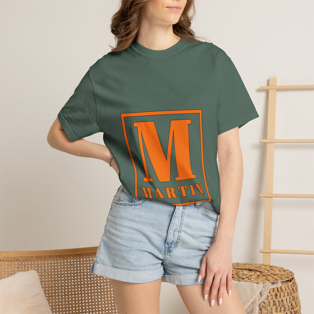 Martin Monogram T-Shirt — Personalized Initial 'M' Block Logo Tee