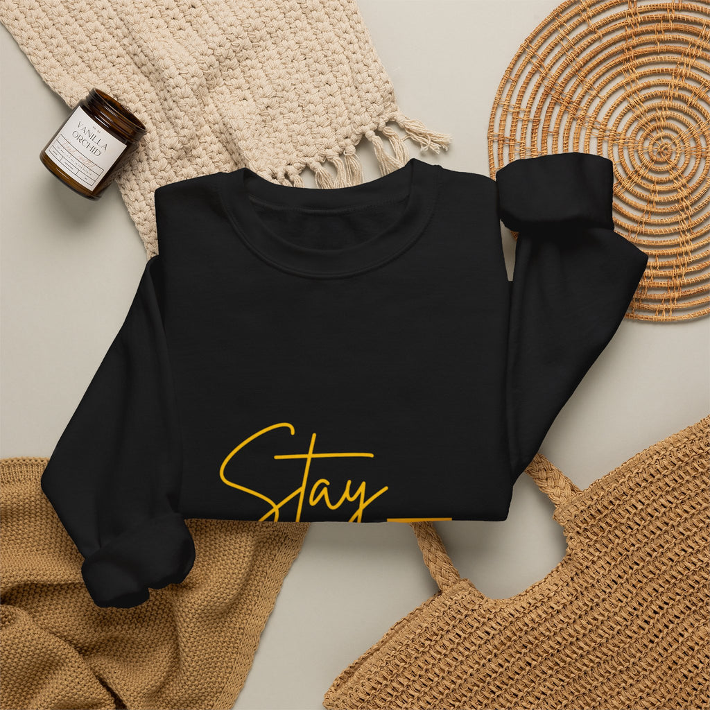 Stay Active Sweatshirt — Motivational Crewneck Pullover