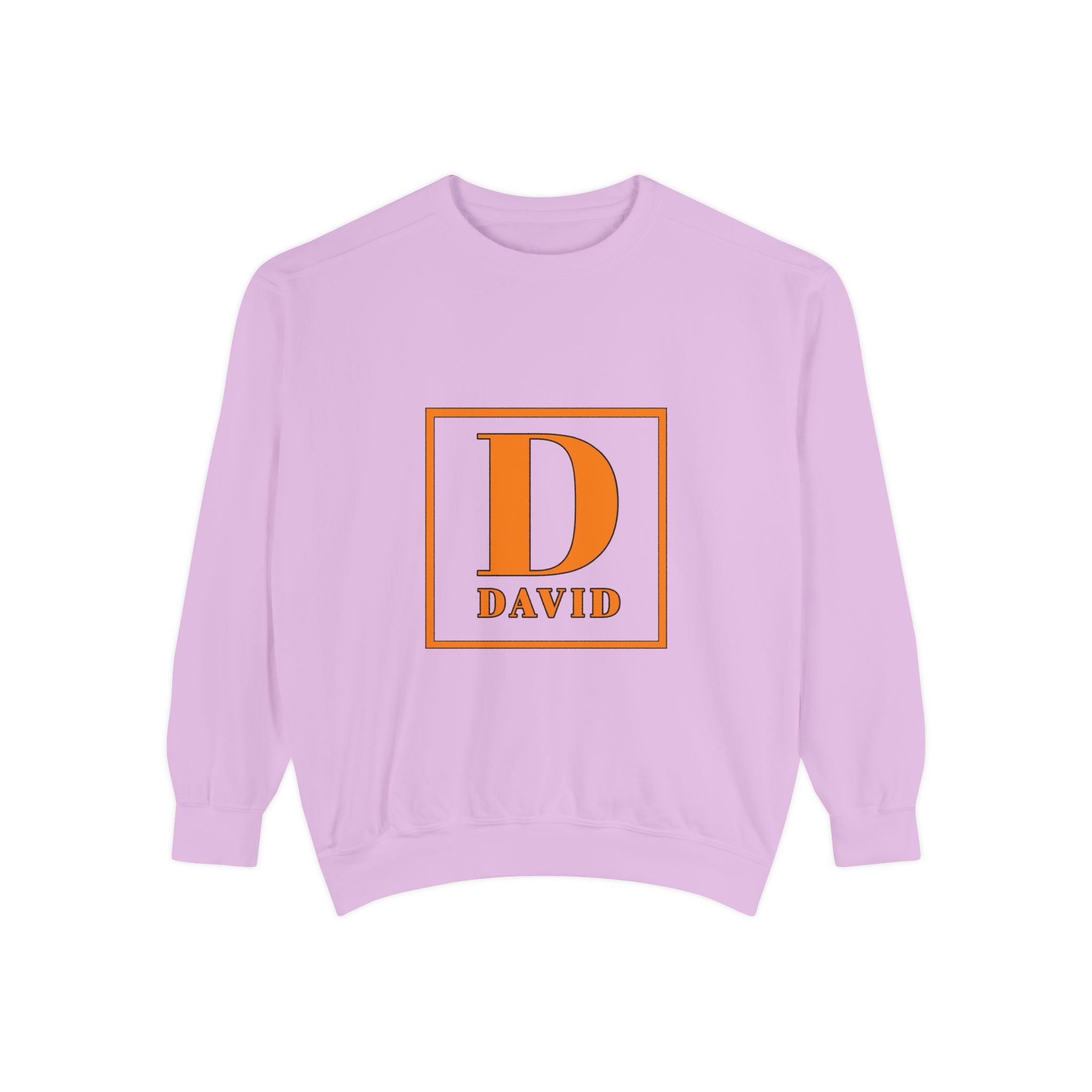 David Monogram Sweatshirt — Personalized Initial D Crewneck