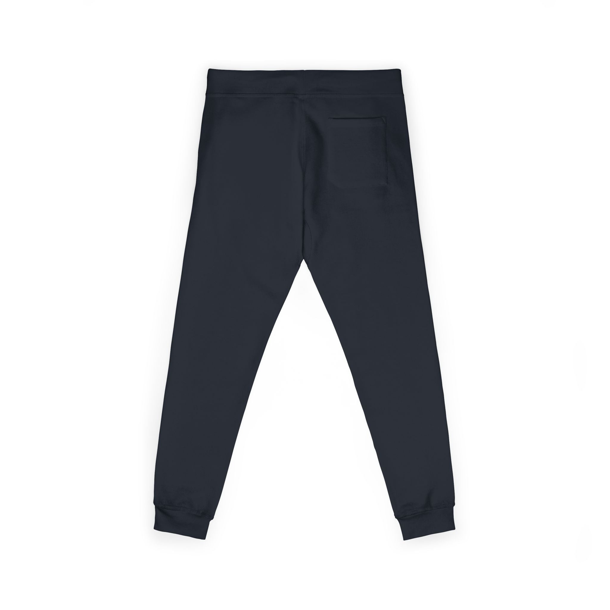 Embroidered Cozy Sweatpants — Minimal Red Crest Lounge Joggers