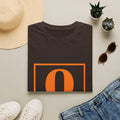 Personalized Name T‑Shirt — Orange Monogram 'O' Owen Tee