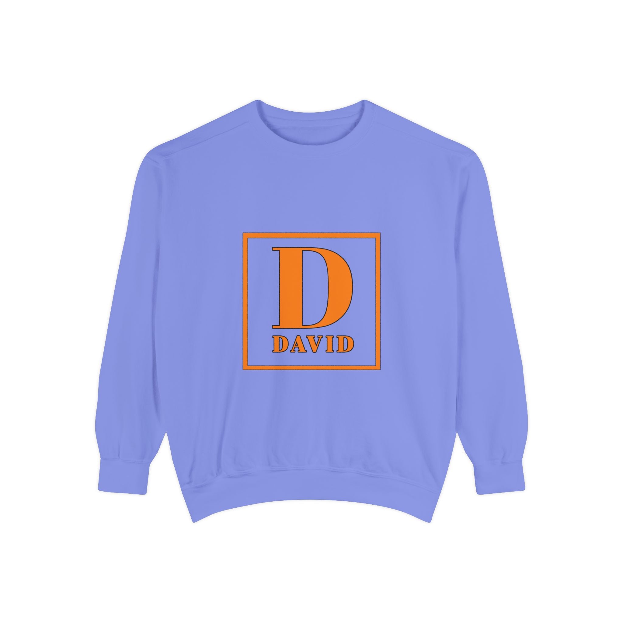 David Monogram Sweatshirt — Personalized Initial D Crewneck