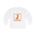 Long Sleeve Tee — Monogram 'J Jack' Orange Square
