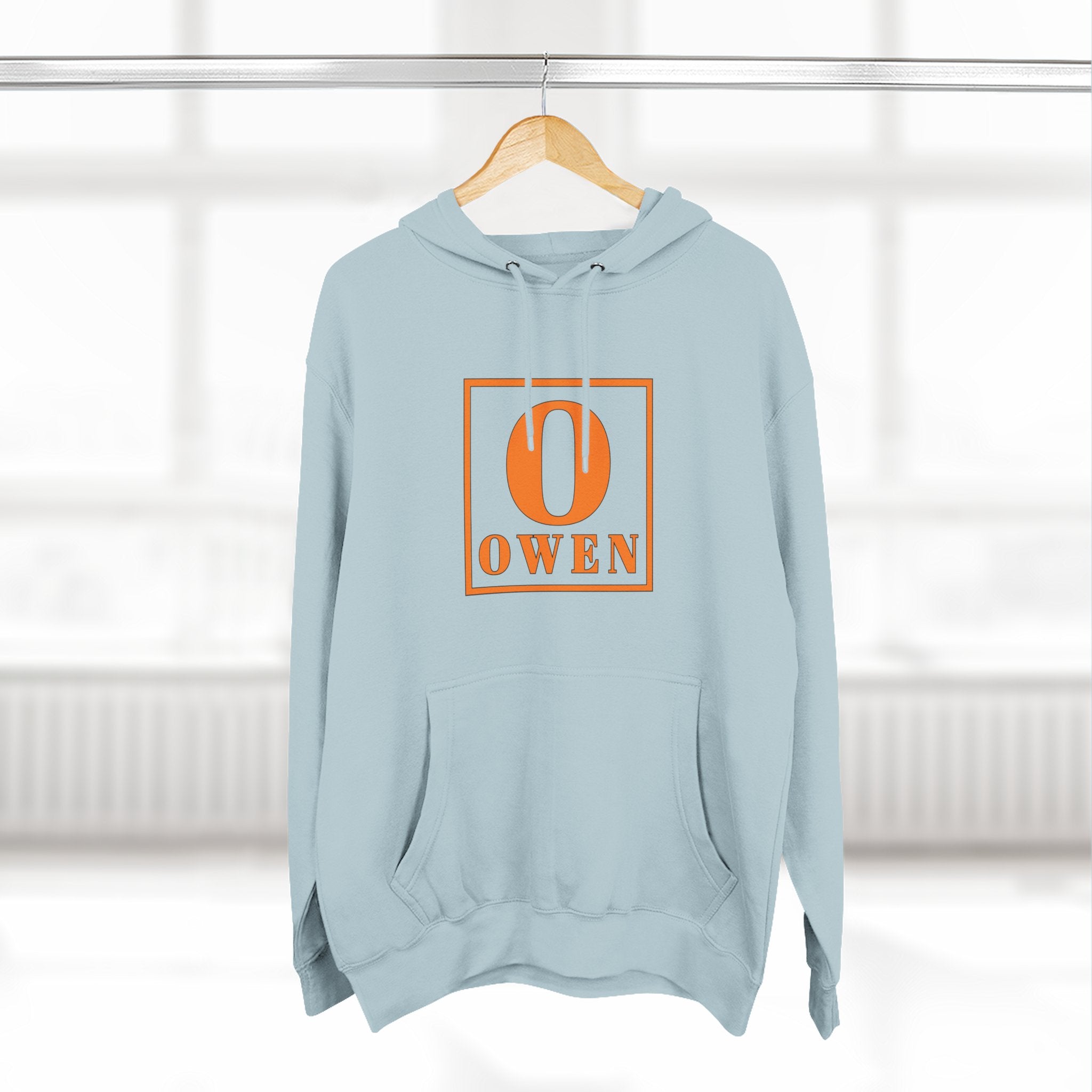 Personalized Initial Hoodie — 'O' Owen Monogram Fleece Hoodie
