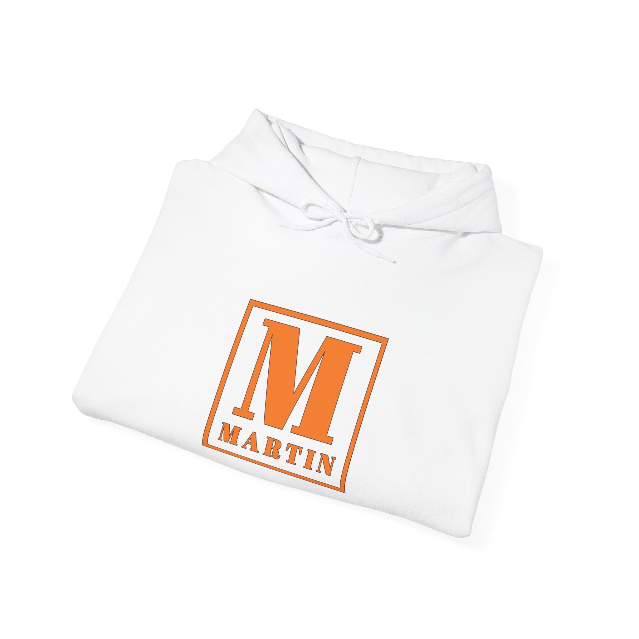 Monogram 'M Martin' Hoodie — Custom Initial Square Logo
