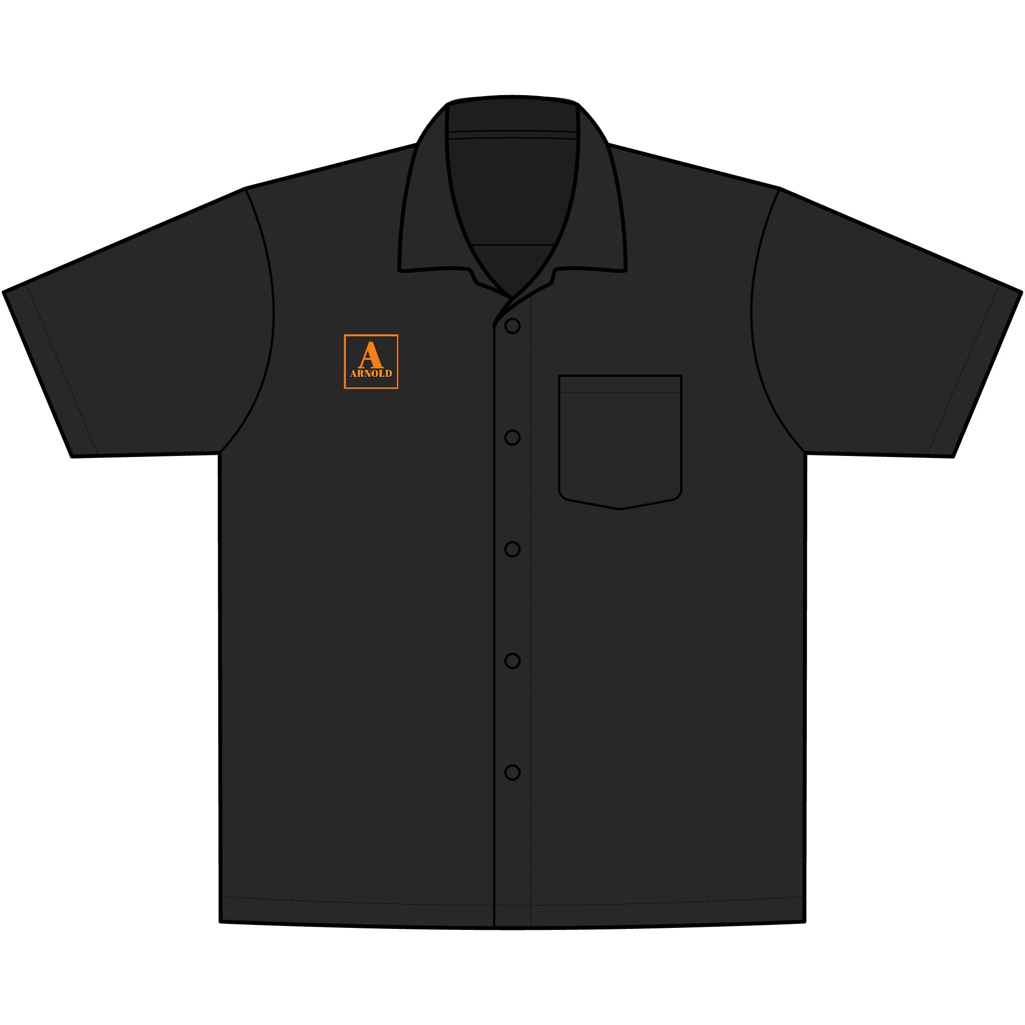Easy Care Camp Shirt — Low-Maintenance Short-Sleeve Camp Collar Shirt