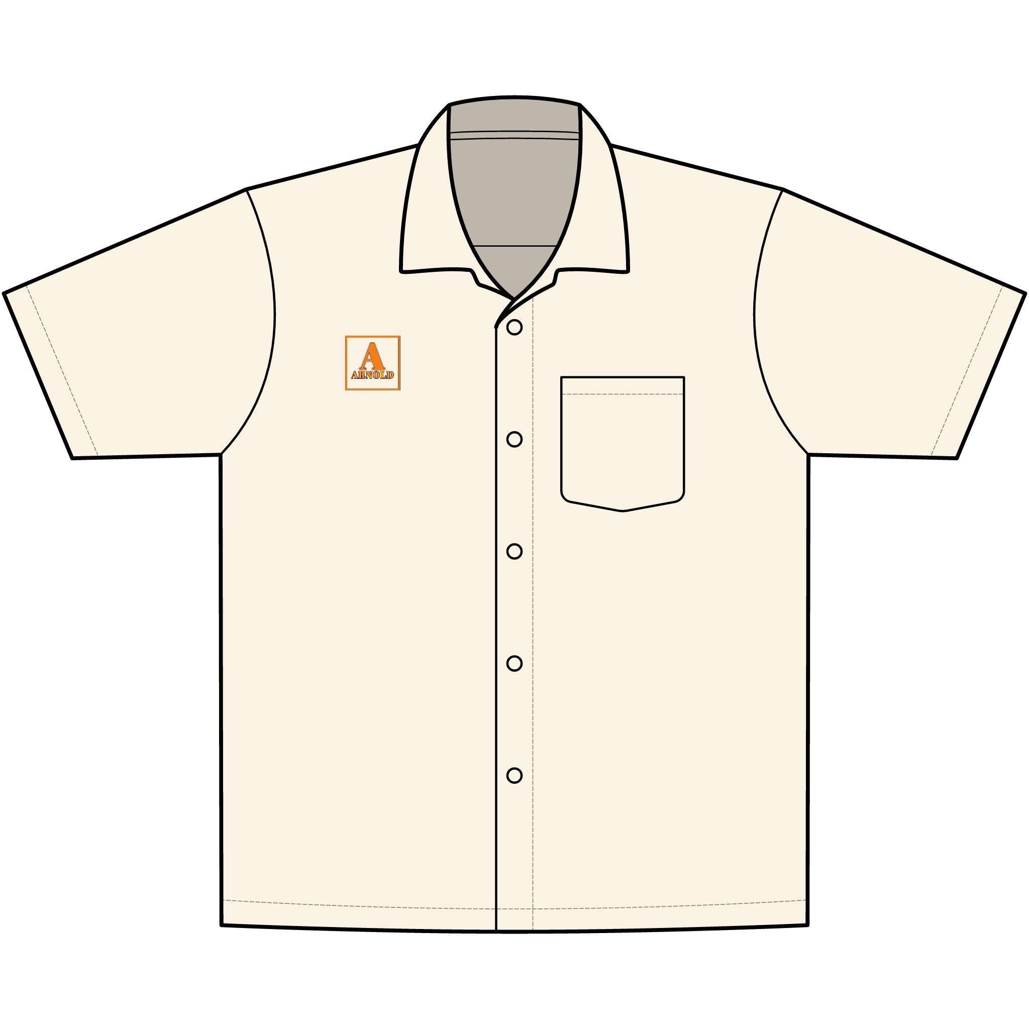 Easy Care Camp Shirt — Low-Maintenance Short-Sleeve Camp Collar Shirt