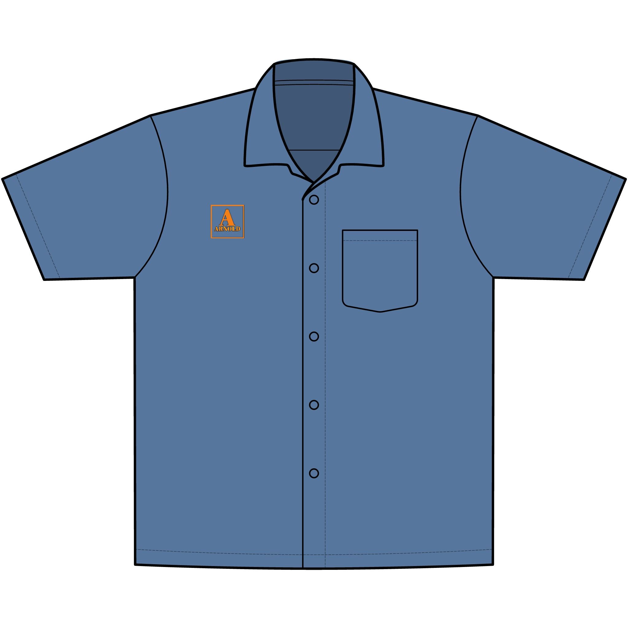 Easy Care Camp Shirt — Low-Maintenance Short-Sleeve Camp Collar Shirt