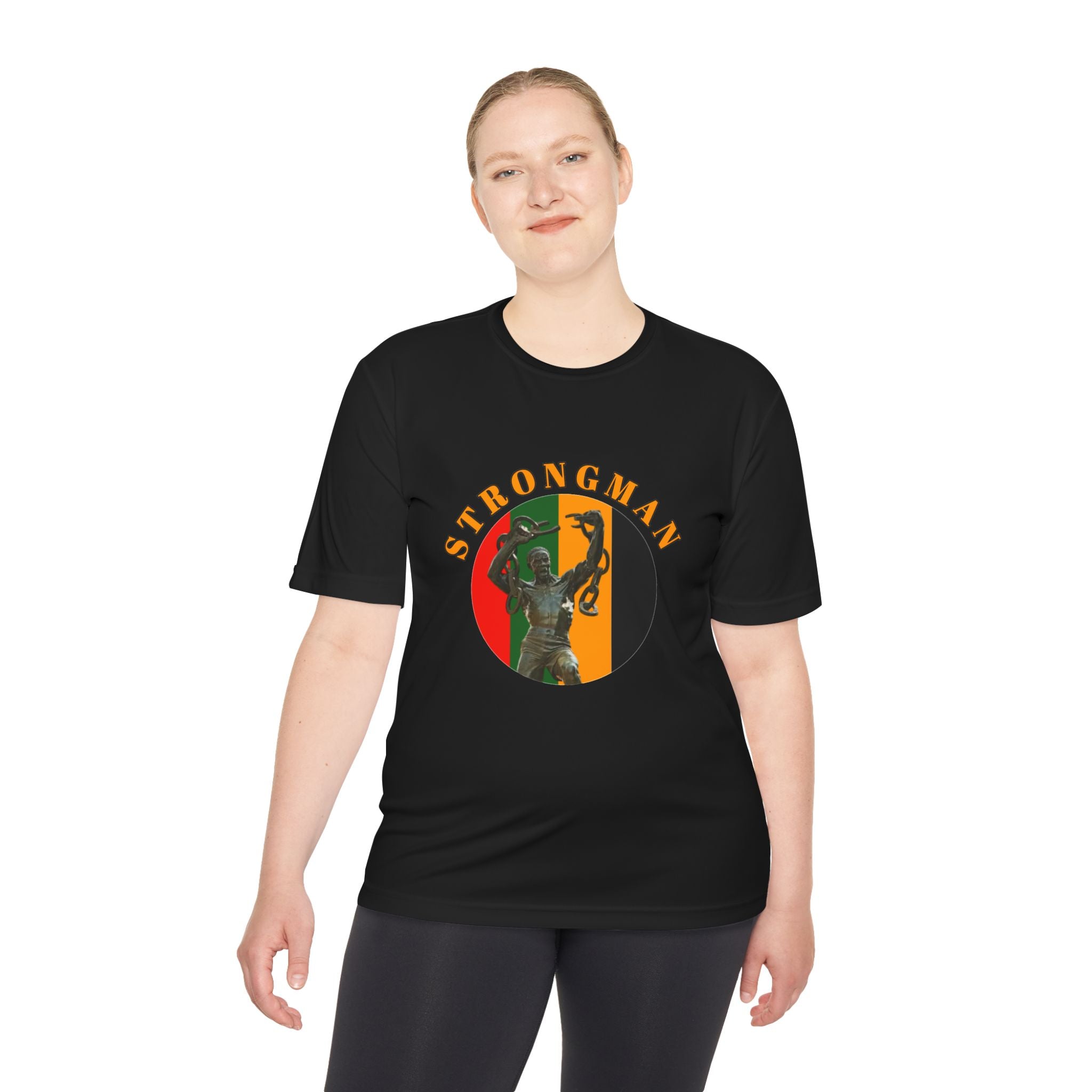 Strongman Kettlebell Tee — Athletic Moisture‑Wicking Gym Shirt