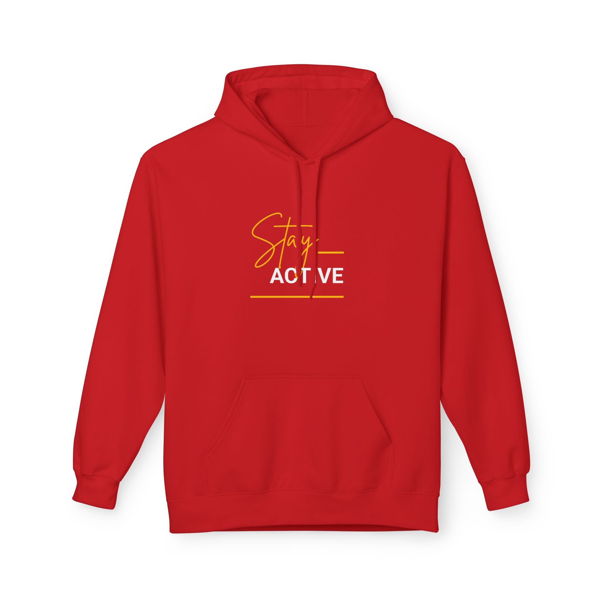 Stay Golden Hoodie — Minimal Script Graphic Casual Pullover