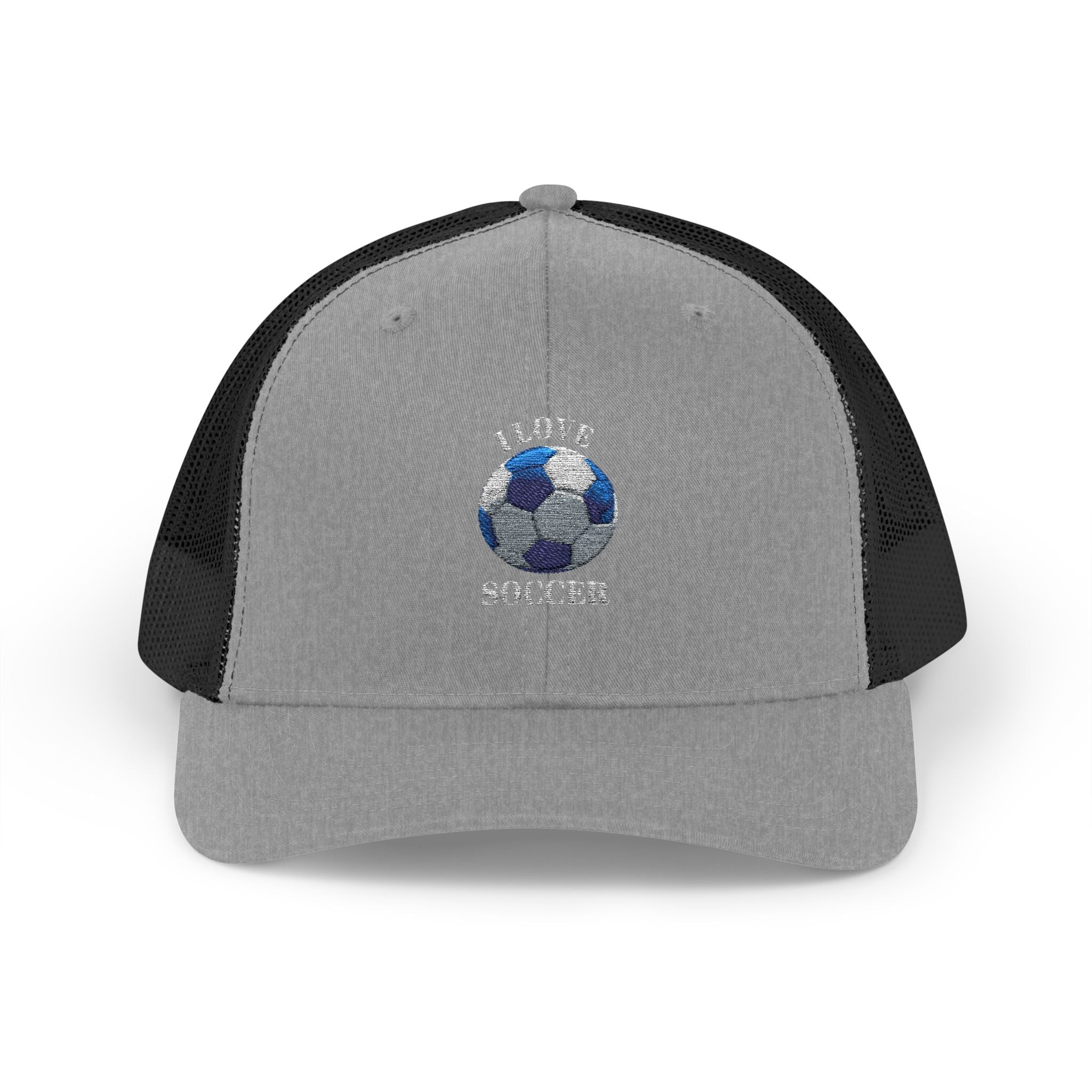 Soccer Mom Trucker Cap - Glitter Soccer Ball Snapback