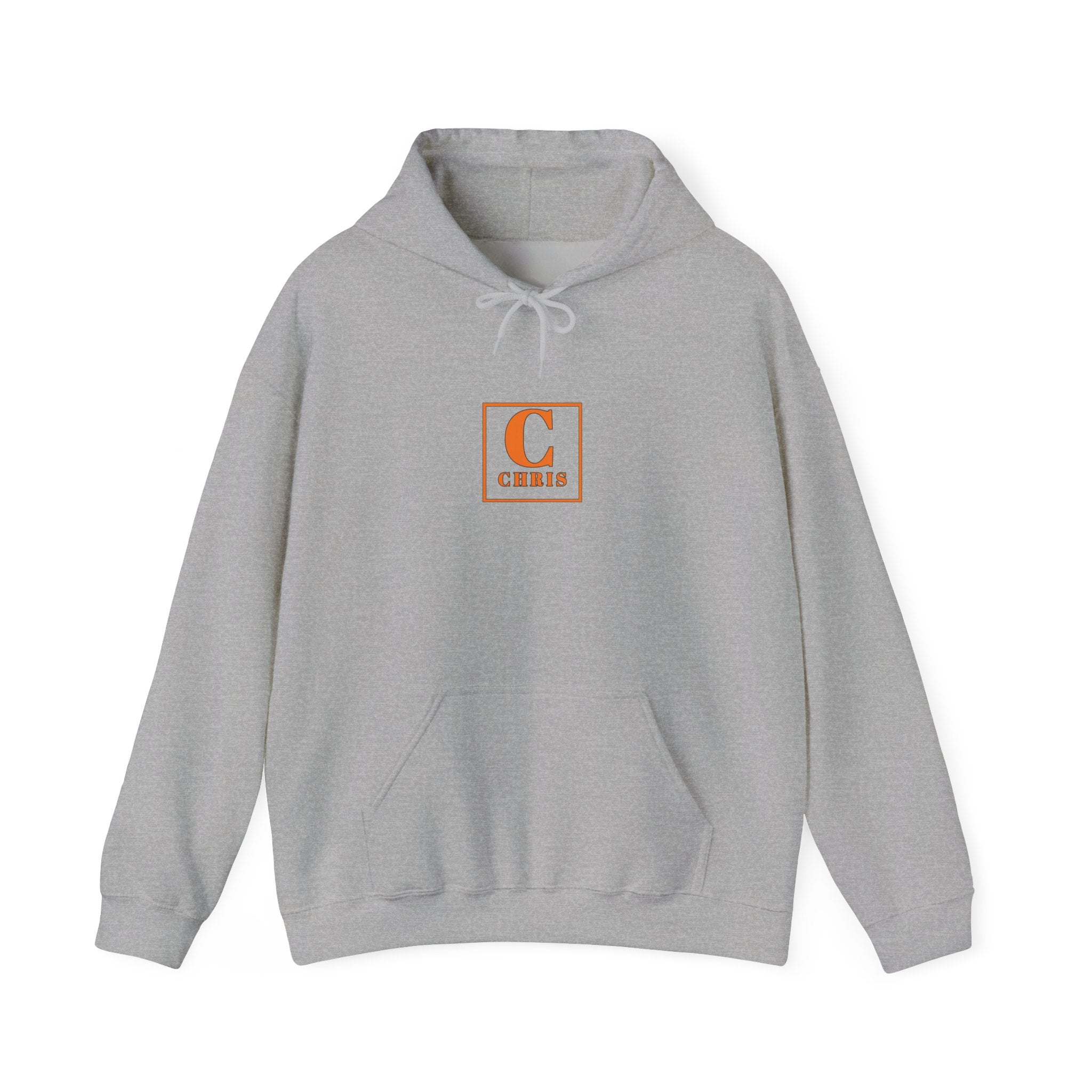 Initial C Monogram Hoodie — Personalized ‘C’ Chest Logo Pullover