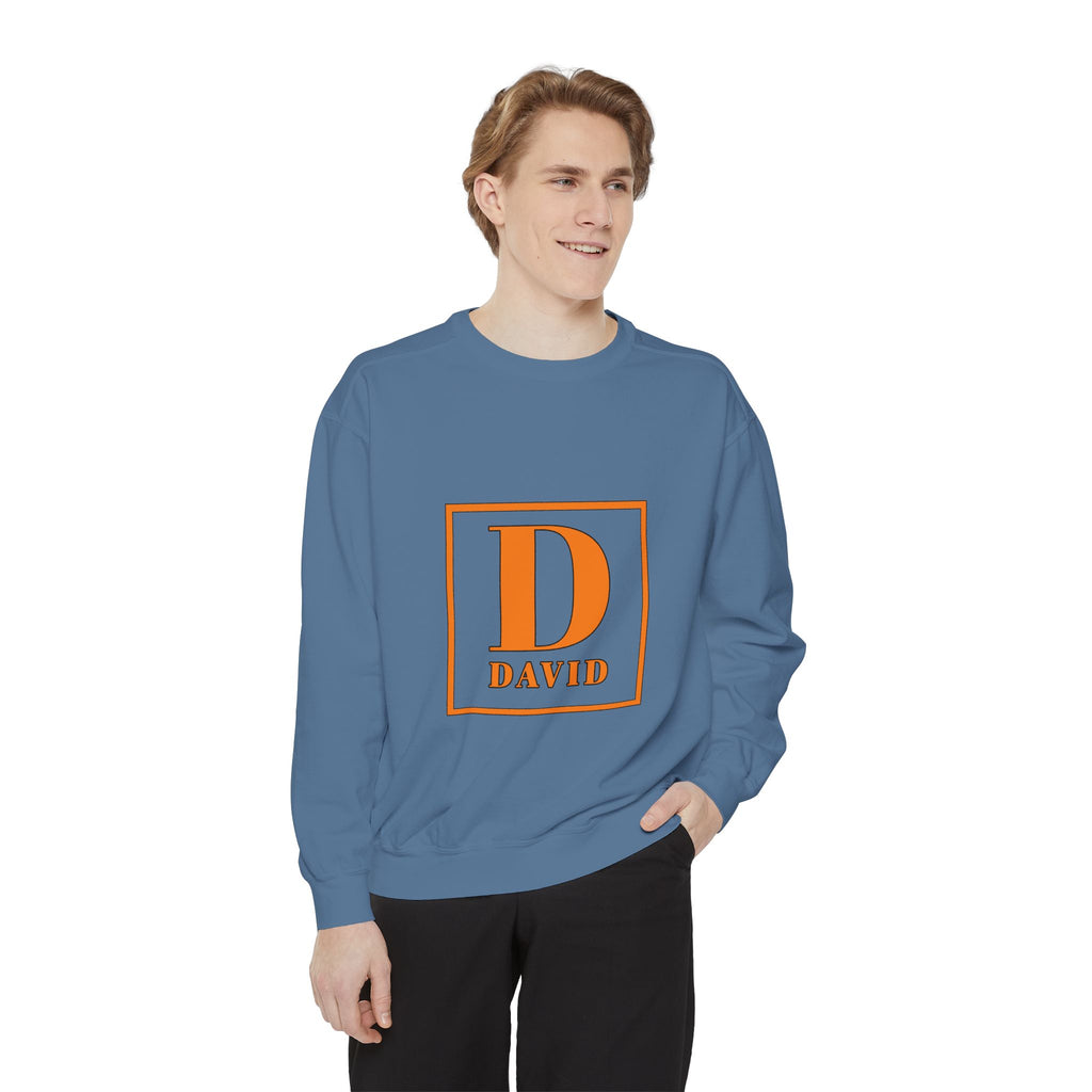 David Monogram Sweatshirt — Personalized Initial D Crewneck