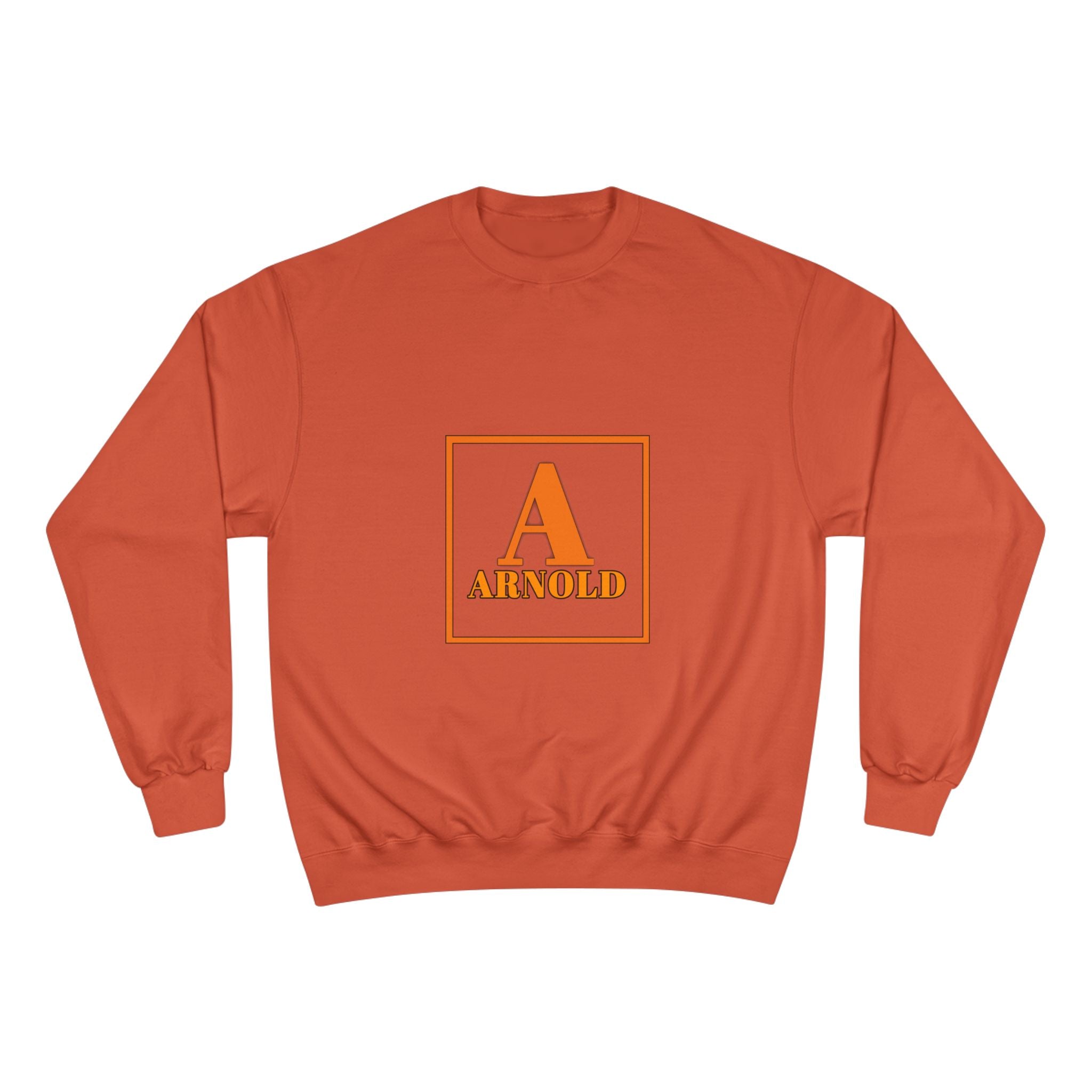 Arnold Letterman Sweatshirt – Personalized A Monogram Champion Crewneck