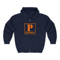 Patrick Monogram Zip Hoodie — Personalized Initial P Logo