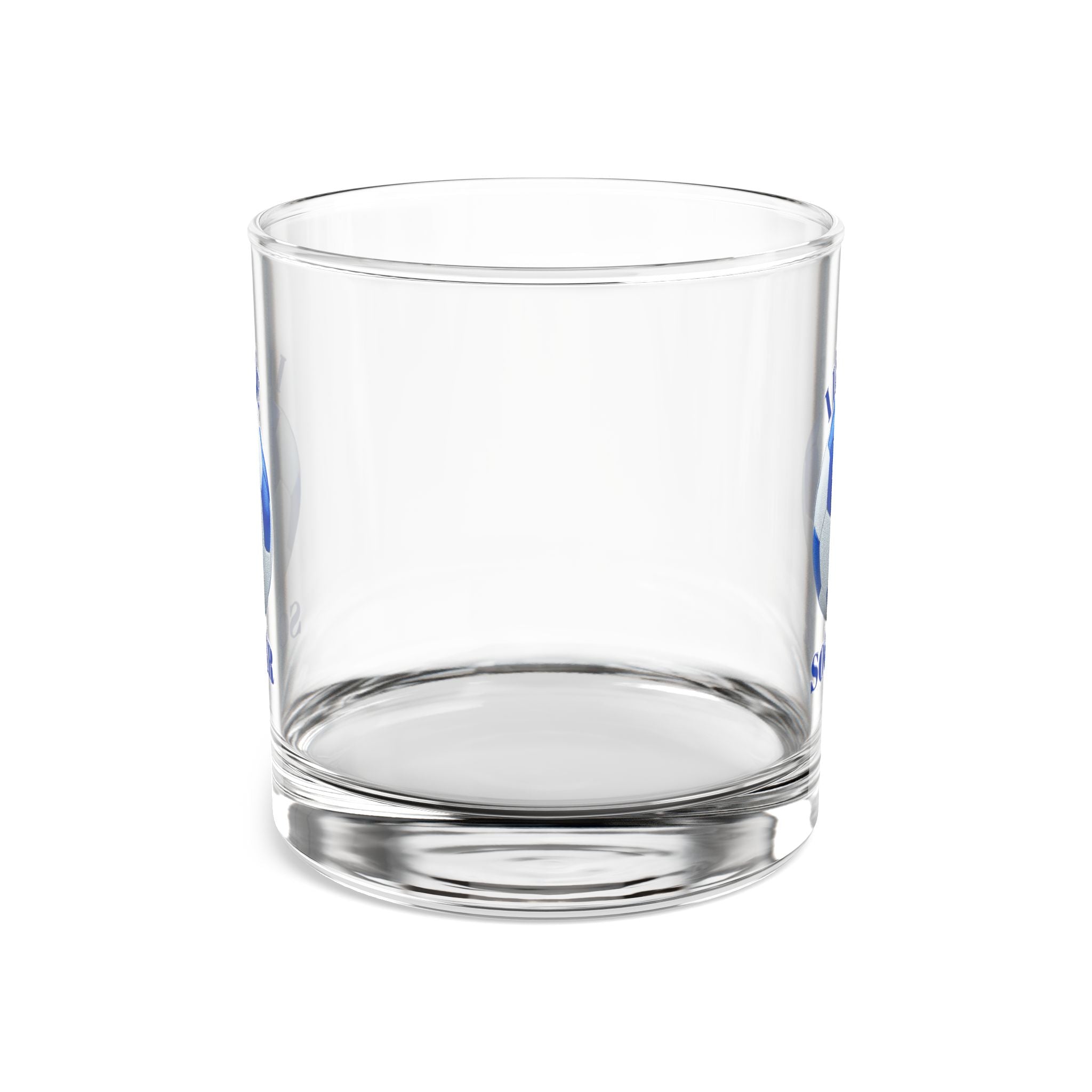 Soccer I Love Rocks Glass — 10oz Whiskey/Old Fashioned Glass, Football Fan Gift