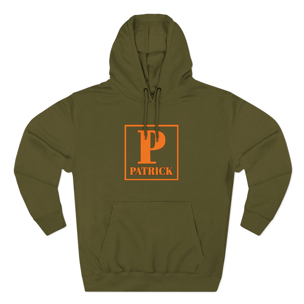 Patrick Monogram Hoodie — Personalized Initial P Letter Pullover