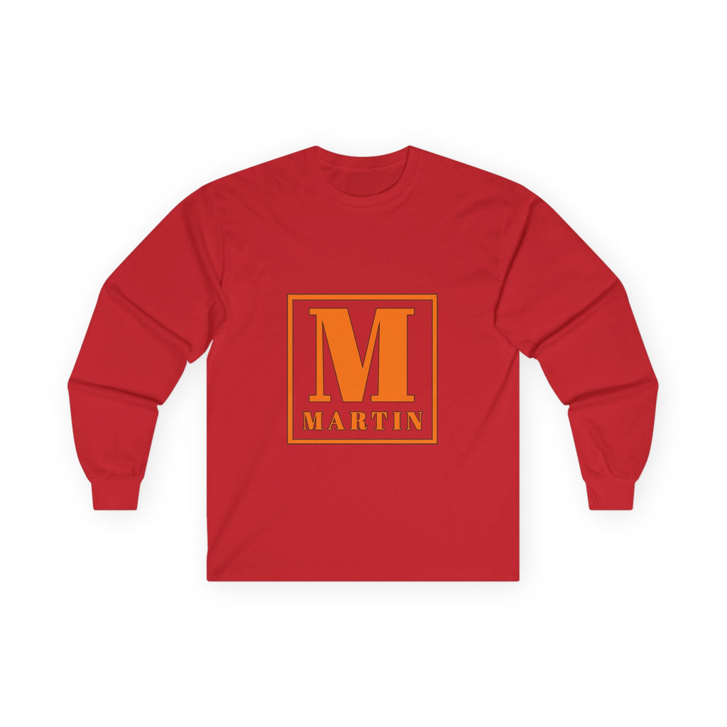 Monogram 'M Martin' Long Sleeve Tee — Personalized Initial Shirt