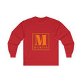 Monogram 'M Martin' Long Sleeve Tee — Personalized Initial Shirt
