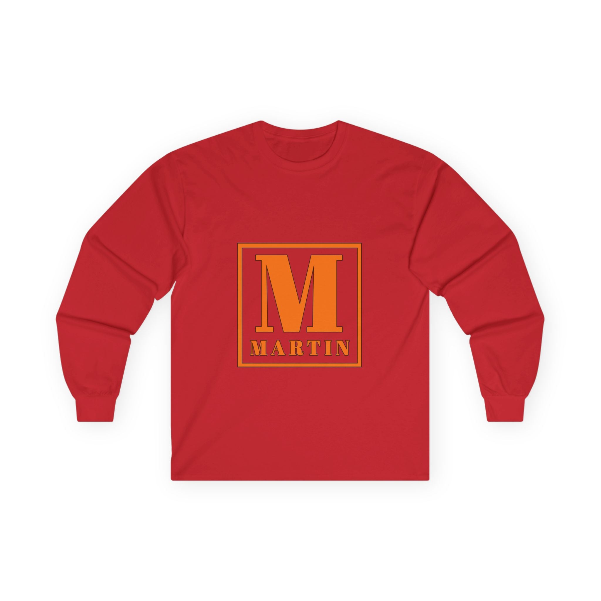 Monogram 'M Martin' Long Sleeve Tee — Personalized Initial Shirt