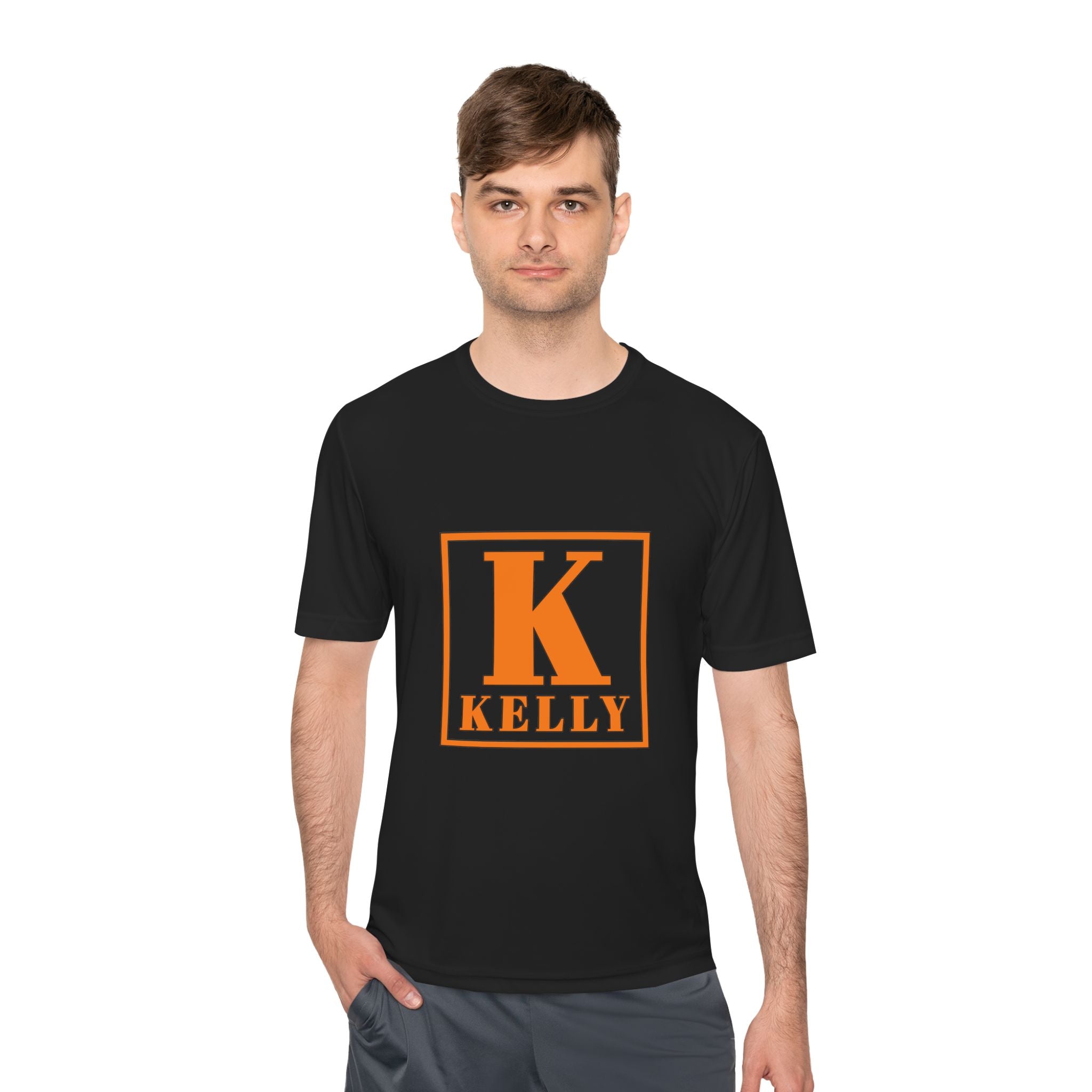 Kelly Block Initials Performance Tee