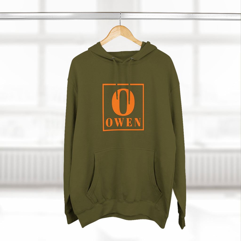 Personalized Initial Hoodie — 'O' Owen Monogram Fleece Hoodie