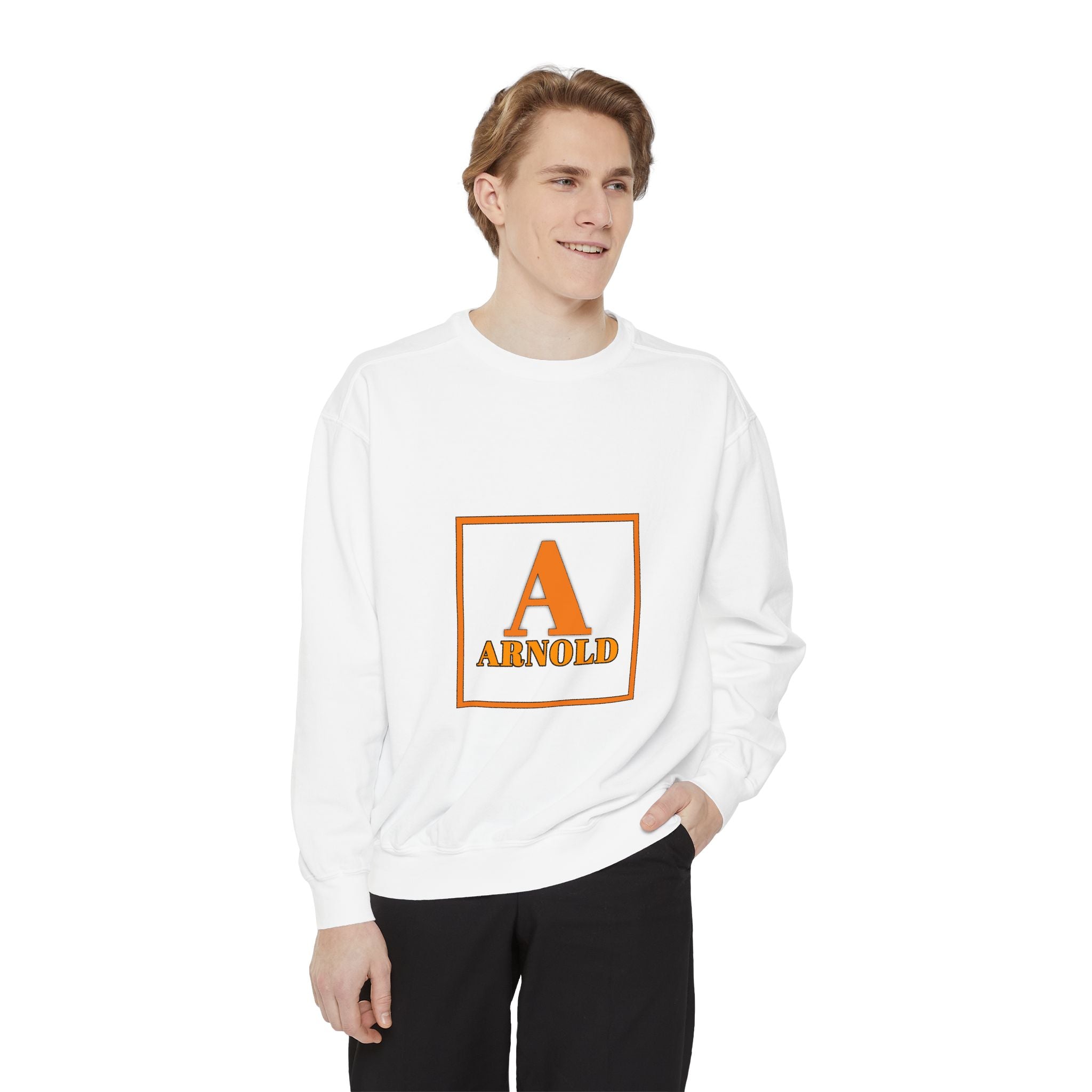 Arnold Monogram Sweatshirt — Personalized Initial A Crewneck