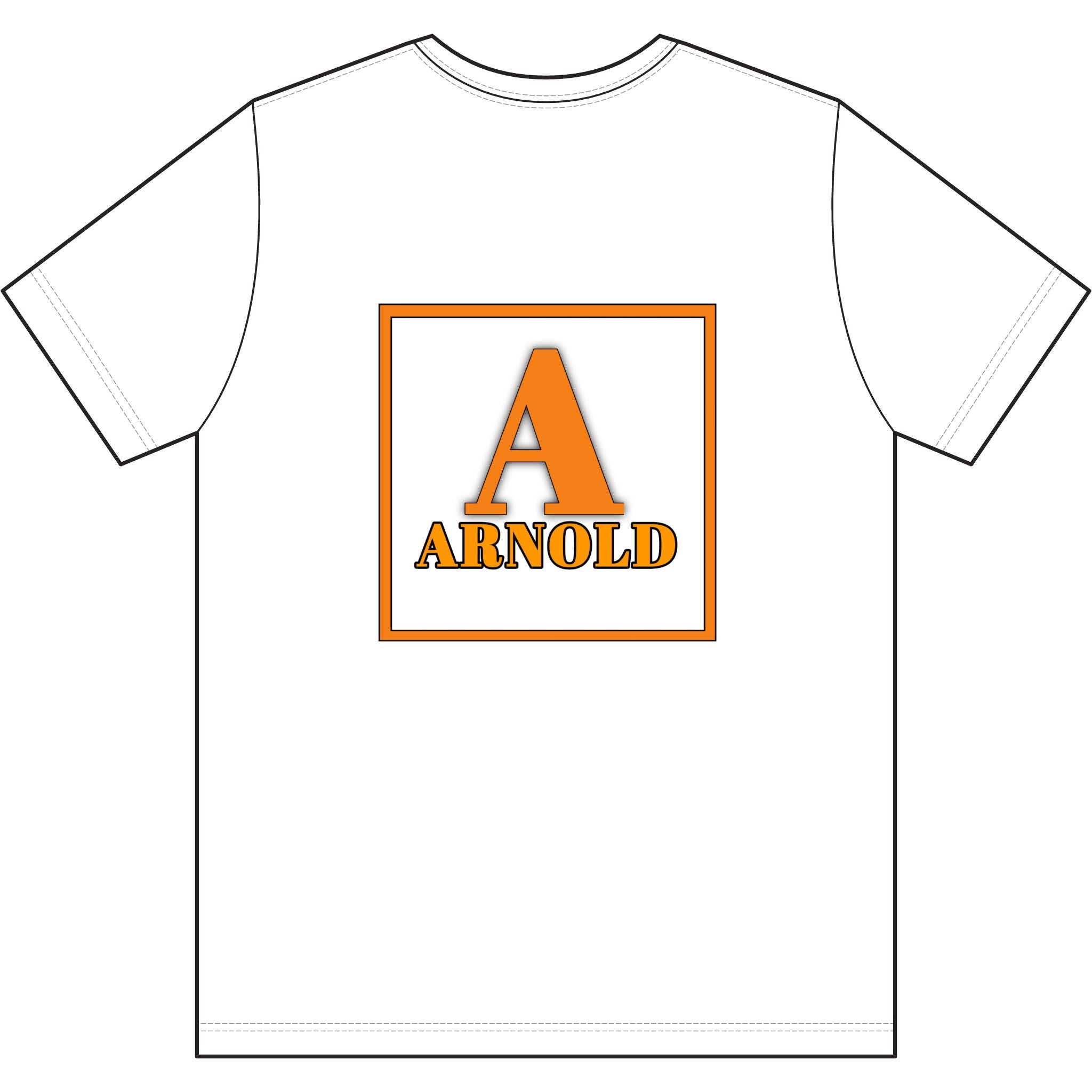 Arnold Monogram T-Shirt — Personalized Initial A Tee