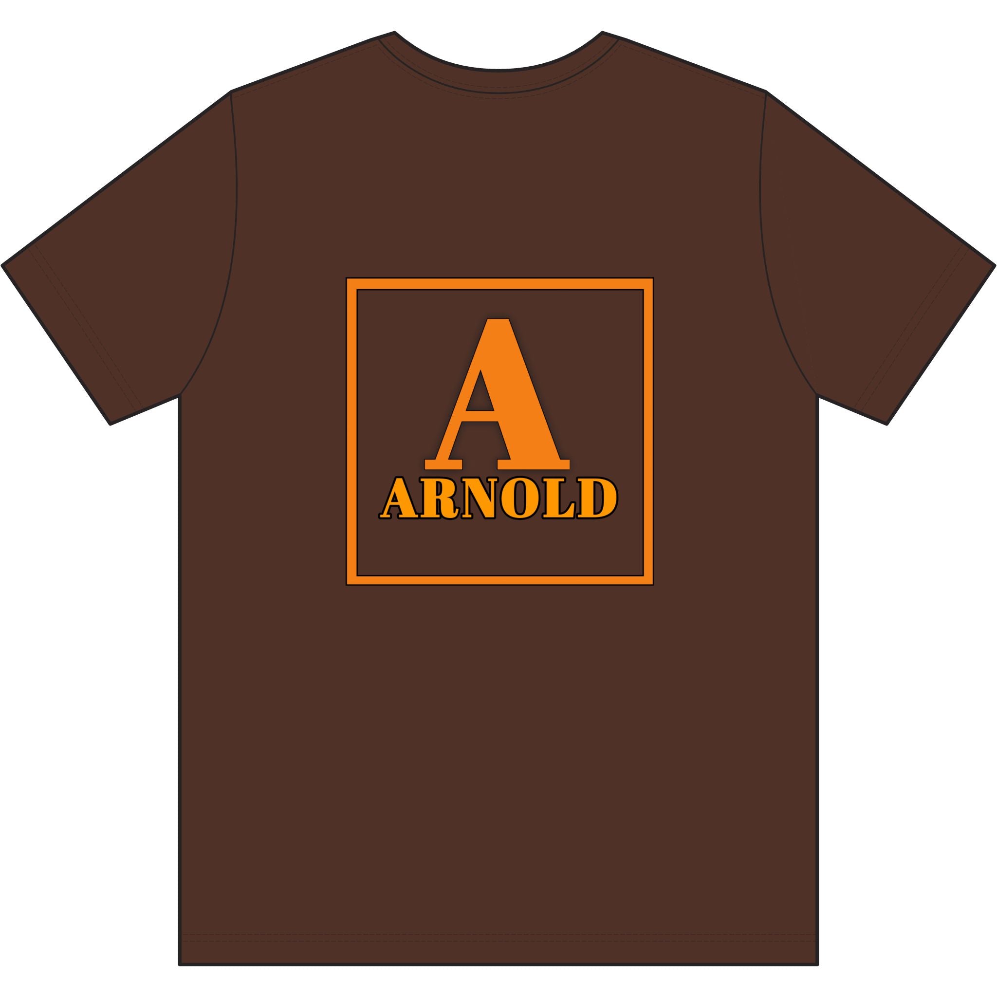 Arnold Monogram T-Shirt — Personalized Initial A Tee