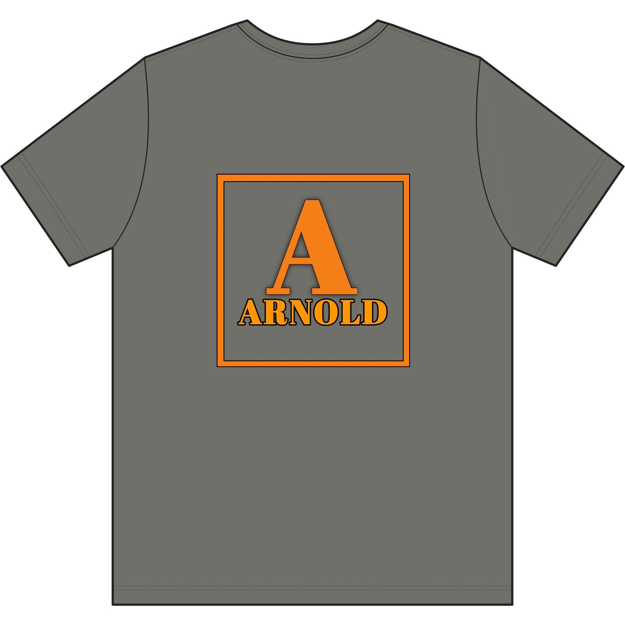 Arnold Monogram T-Shirt — Personalized Initial A Tee