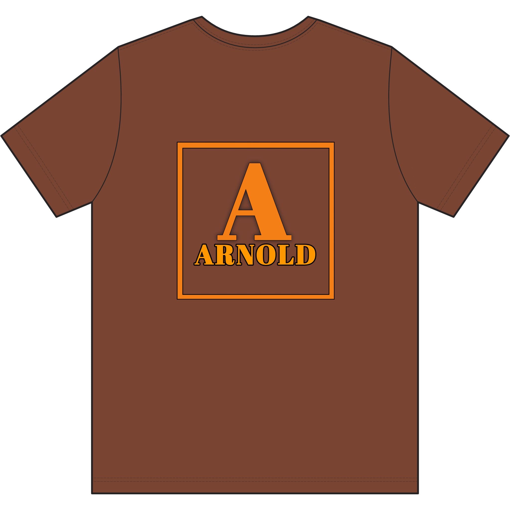 Arnold Monogram T-Shirt — Personalized Initial A Tee