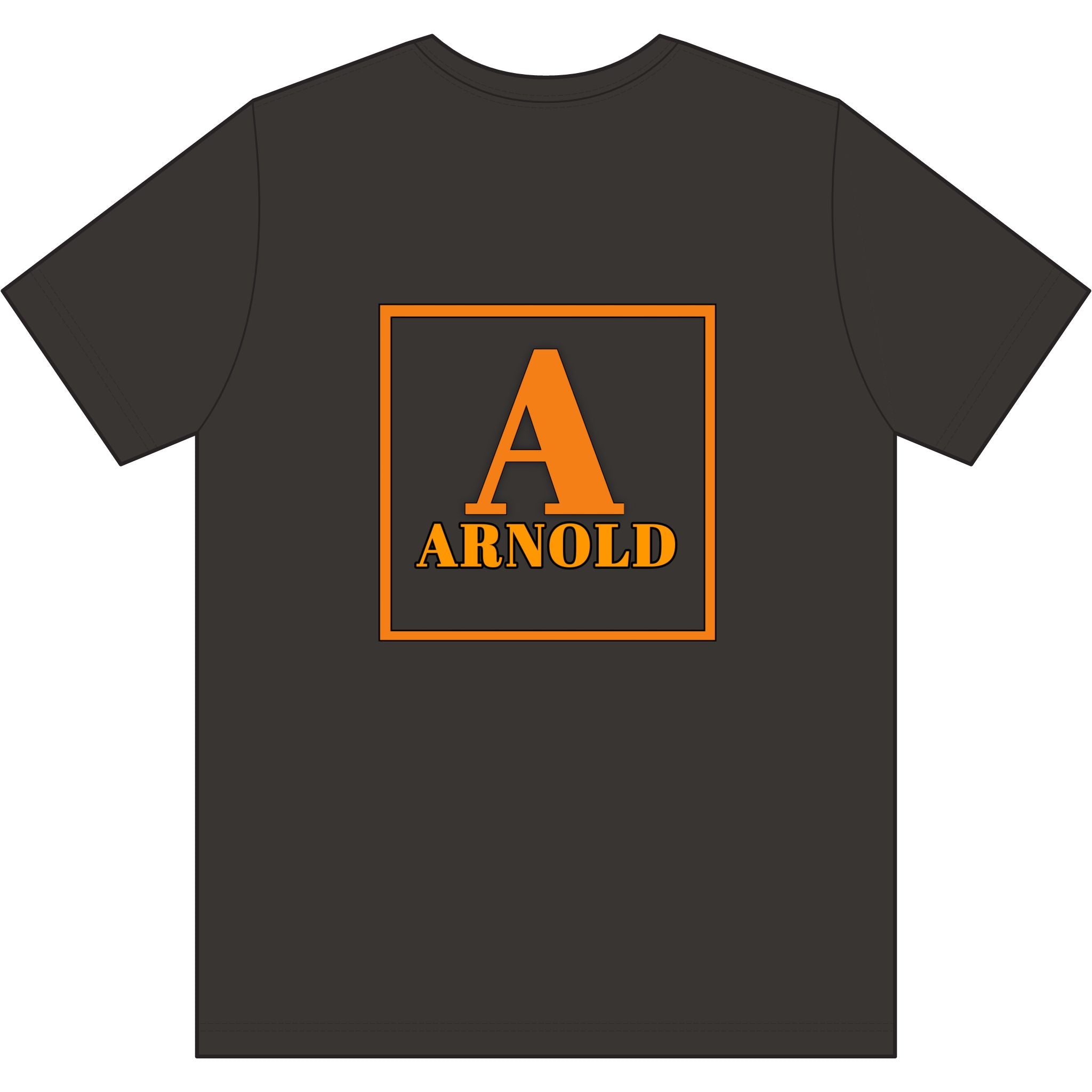Arnold Monogram T-Shirt — Personalized Initial A Tee