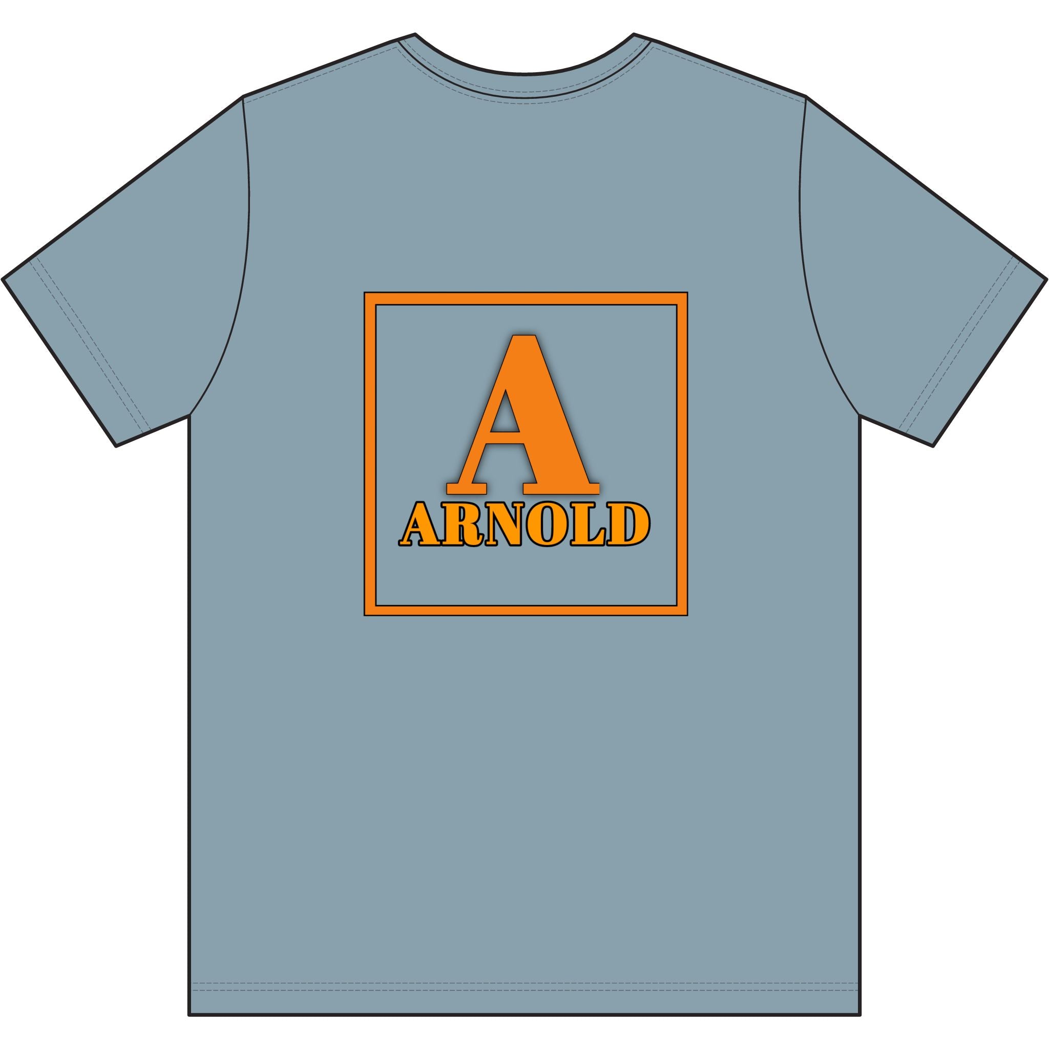 Arnold Monogram T-Shirt — Personalized Initial A Tee